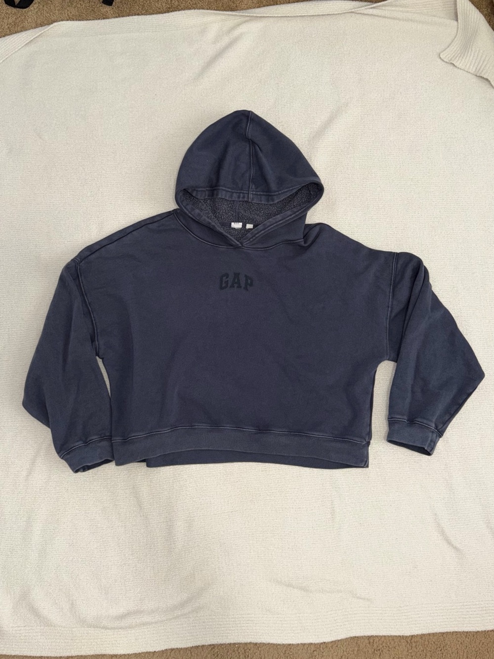 Cropped Gap Hoodie